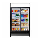 Commercial Display Fridge With 2 Sliding Glass Doors 525L