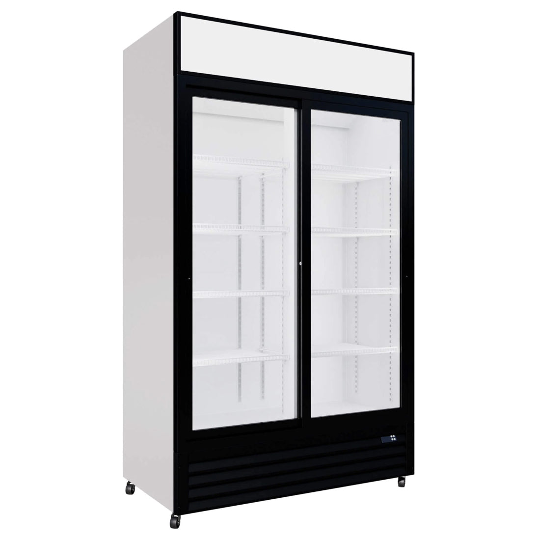 Commercial Display Fridge With 2 Sliding Glass Doors 525L