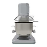 Borrelli 7L commercial planetary mixers, showcasing compact design and versatility from the front