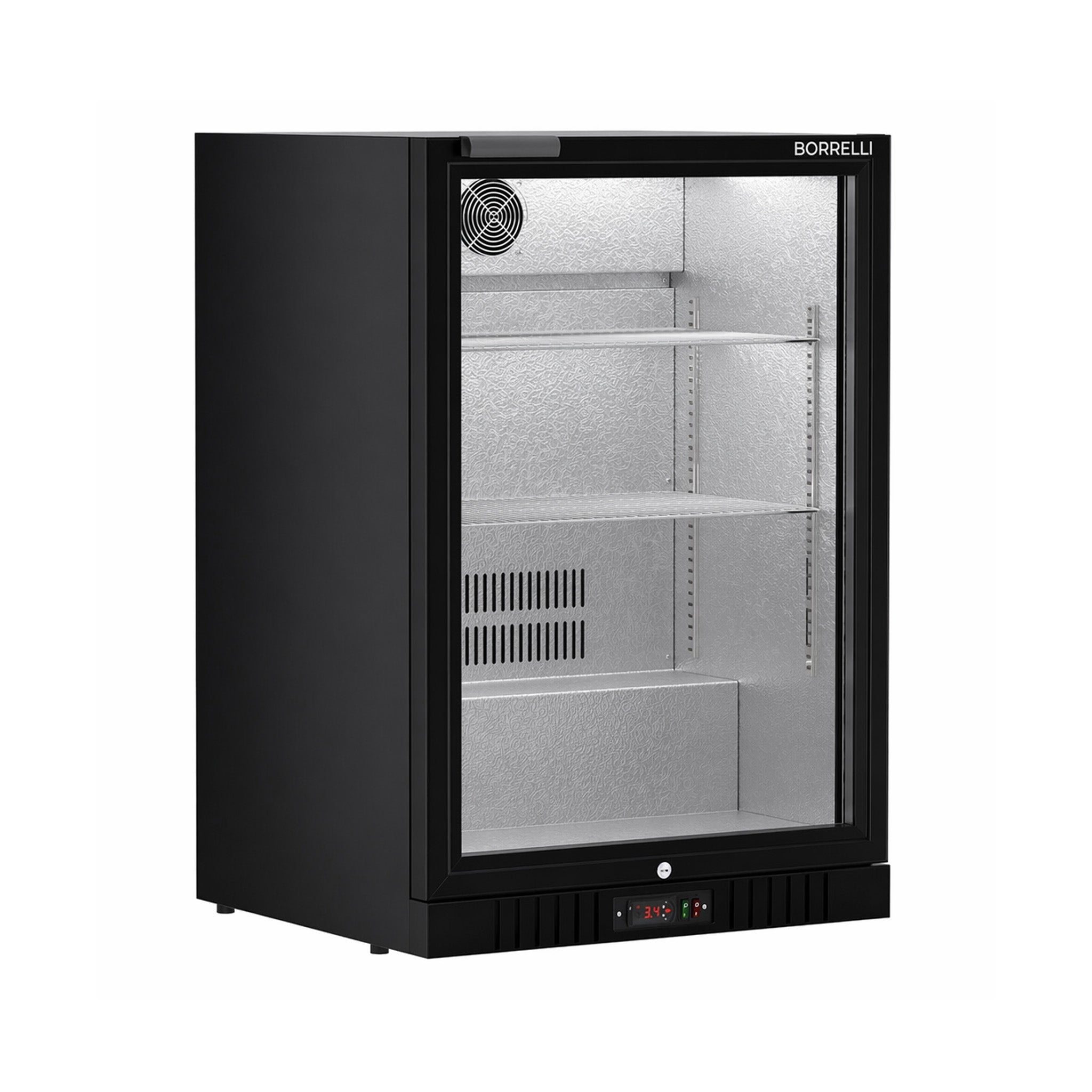 Commercial Bar Fridge With Hinged Door 133L