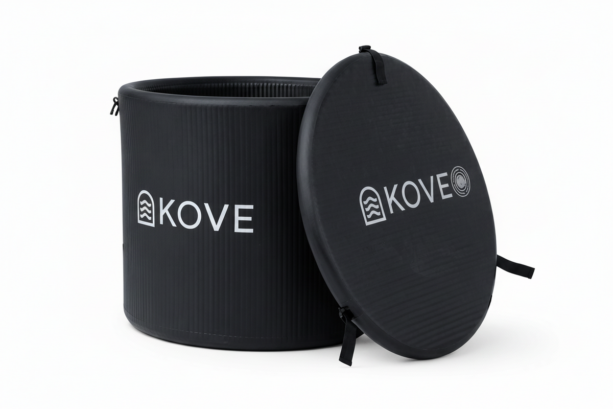 KOVE Core Ice Bath – Premium Upright Cold Plunge - Full Body Immersions - 450L (Chiller Compatible)