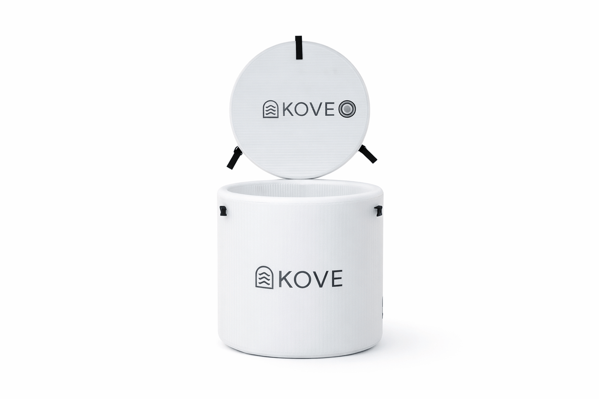 KOVE Core Ice Bath – Premium Upright Cold Plunge - Full Body Immersions - 450L (Chiller Compatible)
