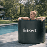 KOVE Core Ice Bath – Premium Upright Cold Plunge - Full Body Immersions - 450L (Chiller Compatible)