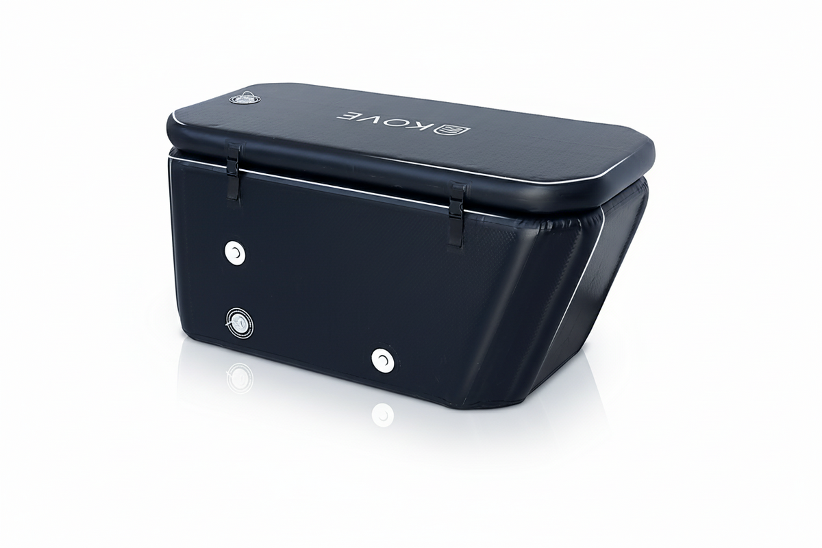 KOVE Elite Ice Bath – Premium Ergonomic Reclined Cold Plunge - Full Body Immersion - 450L (Chiller Compatible)