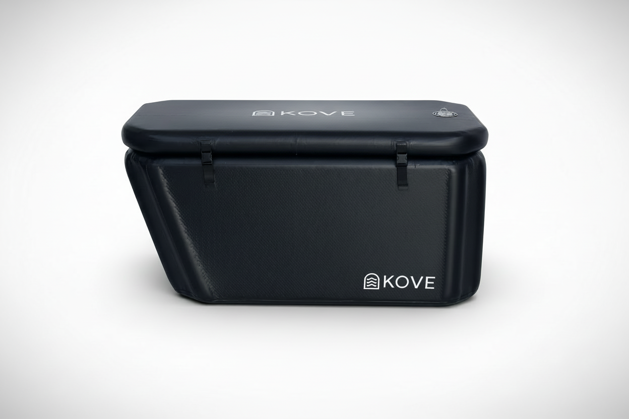 KOVE Elite Ice Bath – Premium Ergonomic Reclined Cold Plunge - Full Body Immersion - 450L (Chiller Compatible)
