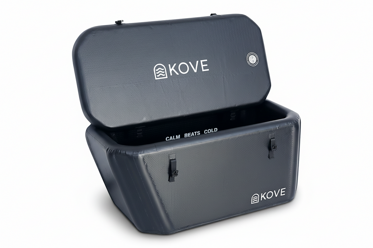 KOVE Elite Ice Bath – Premium Ergonomic Reclined Cold Plunge - Full Body Immersion - 450L (Chiller Compatible)