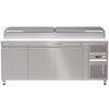 Spacious 560L Prep Fridge, Ideal for Busy Kitchen Environments. Versatile Interior Layout for Efficient Ingredient Organisation. Front Image.