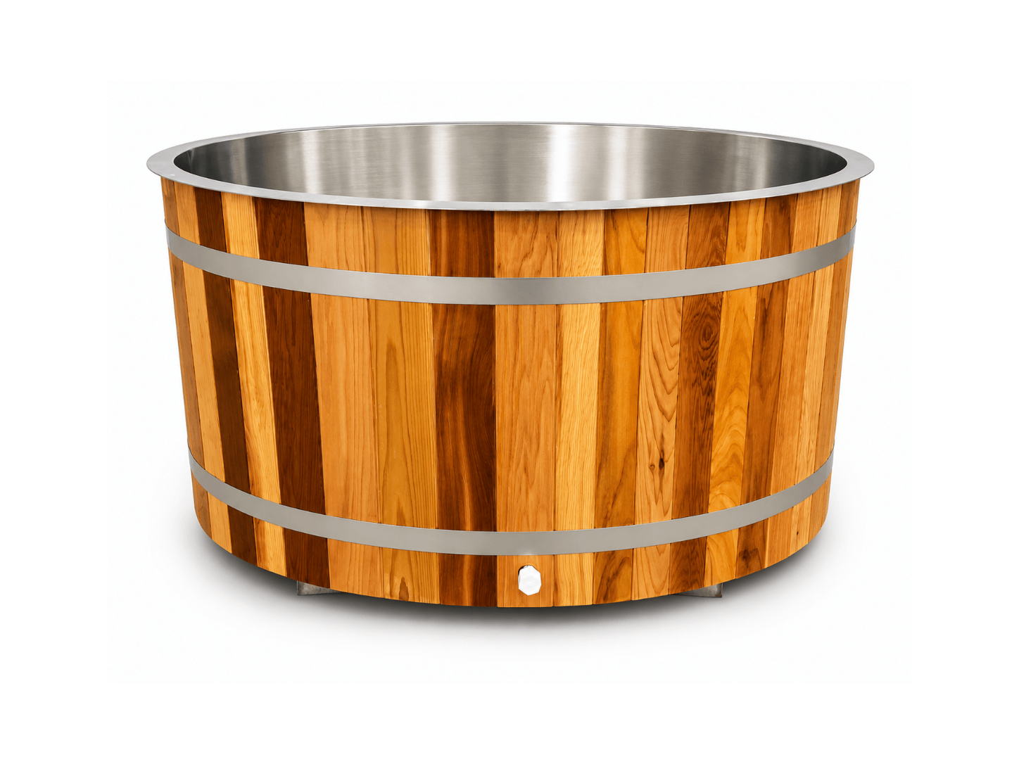 KOVE Oval Cedar Ice Bath – Reclined Cold Plunge