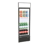 Commercial Display Fridge With Hinged Glass Door 335L