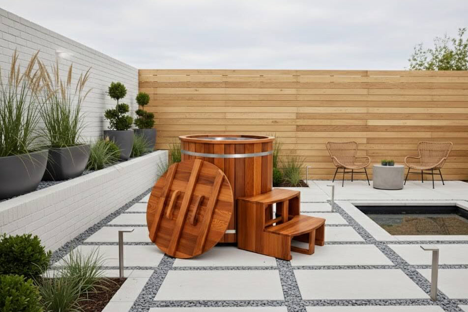 KOVE Cedar Ice Bath – Upright Cold Plunge