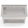 Optimize Your Kitchen Operations with our Stainless Steel Pot Wash Sink (1200mm) - Single Bowl, Designed for Commercial Use. This sink, crafted for durability, is perfect for the rigorous demands of restaurants, bars, and cafes. Front_view.