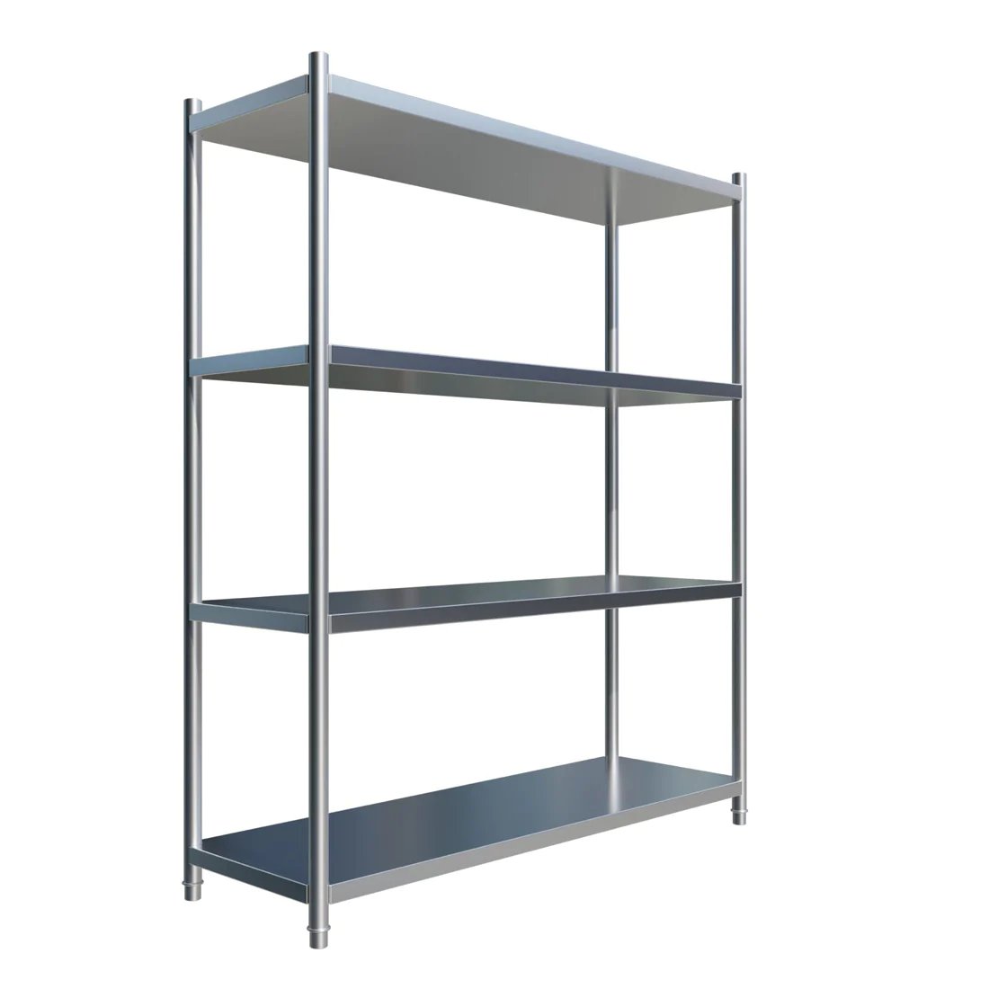 Borrelli 4 Tier Stainless Steel Shelf Rack 1200mm