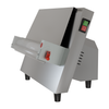 Optimize Your Dough Preparation with the Commercial 18" Horizontal Dough Roller. This specialized dough roller is designed for commercial bakeries, providing precision and efficiency in dough processing. Side_view.