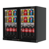 Borrelli Undercounter 2-Door Commercial Bar Fridge with Hinged Doors - 210 Ltr