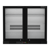Borrelli 2 Door Commercial Bar Fridge with Hinged Doors 210ltr