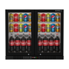 Borrelli Undercounter 2-Door Commercial Bar Fridge with Hinged Doors - 210 Ltr