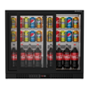Borrelli 2 Door Commercial Bar Fridge with Sliding Doors 210ltr