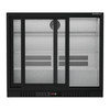 Borrelli 2 Door Commercial Bar Fridge with Sliding Doors 210ltr