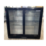 Commercial Undercounter Bar Fridge With 2 Sliding Doors 188L - Ex-Display