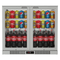 Commercial Deluxe Stainless Steel Bar Fridge With 2 Hinged Doors 207L