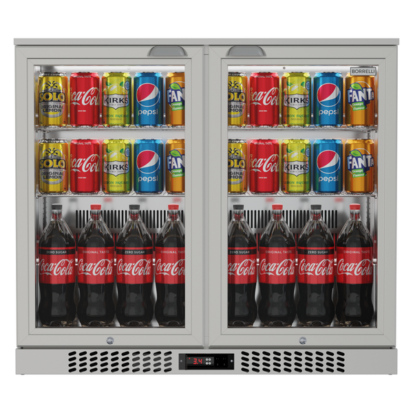 Elevate Your Space with the Exquisite 2-Door Under Counter Fridge