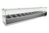 Borrelli VRX Servery 2000mm - Counter Top Prep Fridge with Glass Top