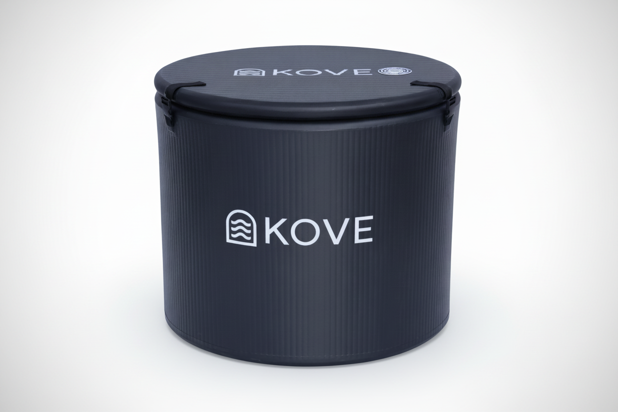 KOVE Core Ice Bath – Premium Upright Cold Plunge - Full Body Immersions - 450L (Chiller Compatible)