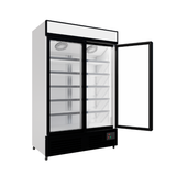 Commercial Upright Display Freezer With 2 Hinged Doors 1012L