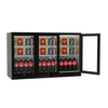 Borrelli Undercounter 3-Door Commercial Bar Fridge with Hinged Doors 320 Ltr