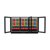 Borrelli Undercounter 3-Door Commercial Bar Fridge with Hinged Doors 320 Ltr
