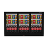 Borrelli Undercounter 3 Door Commercial Bar Fridge Sliding Doors 320 Ltr