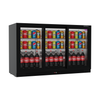 Borrelli Undercounter 3 Door Commercial Bar Fridge Sliding Doors 320 Ltr