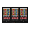 Borrelli Undercounter 3-Door Commercial Bar Fridge with Hinged Doors 320 Ltr