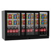Borrelli 3 Door Commercial Bar Fridge with Sliding Doors 320 Ltr