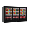 Borrelli 3 Door Commercial Bar Fridge with Sliding Doors 320 Ltr