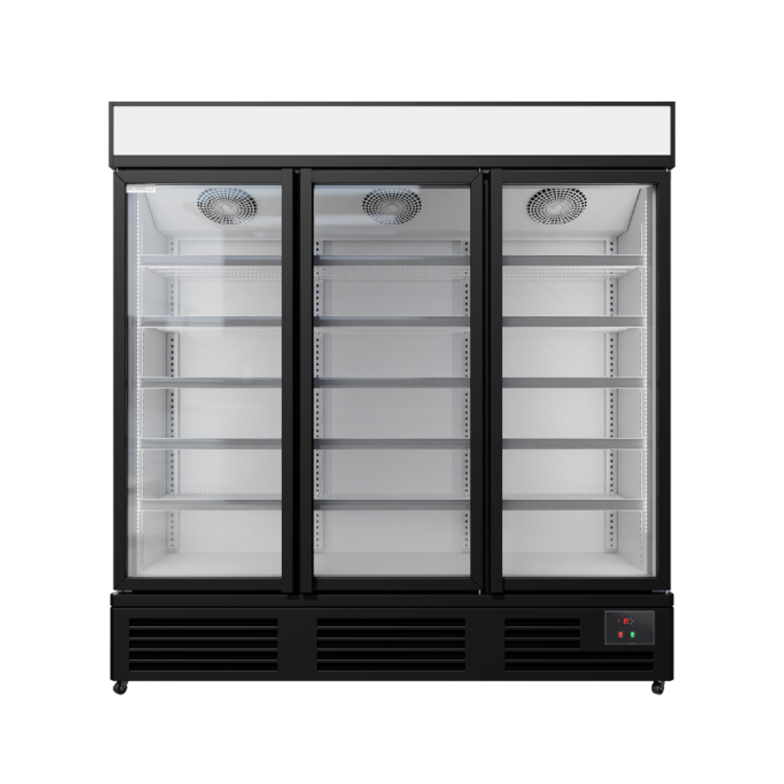 Commercial 1780 Litre Three-Glass-Door Freezer Merchandiser