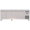 Spacious 545L Commercial Counter Fridge, Ideal For Busy Food Service Operations. Adjustable Shelving Offers Versatile Storage Options. Front Image. 