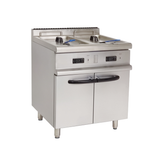 Borrelli Twin Basket Twin Tank Free Standing Gas Fryer 6 Burner - 2 x 20Ltr