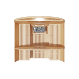 KOVE Outdoor Barrel Sauna – 1–2 Person Garden Sauna with 4.5kW Harvia Electric Heater