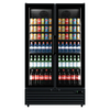 Commercial Upright Bar Fridge With 2 Hinged Glass Doors 758L