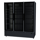 Commercial Upright Bar Fridge With 3 Hinged Glass Doors 1242L