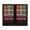 Commercial Undercounter Bar Fridge With 2 Hinged Doors 188L