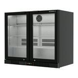 Commercial Undercounter Bar Fridge With 2 Hinged Doors 188L