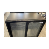 Commercial Undercounter Bar Fridge With 2 Sliding Doors 188L - Ex-Display