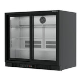 Commercial Bar Fridge With 2 Sliding Doors 207L