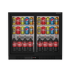 Borrelli 2 Door Commercial Bar Fridge with Sliding Doors 210ltr