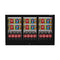 Commercial Undercounter Bar Fridge With 3 Sliding Doors 293L