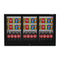 Commercial Bar Fridge With 3 Sliding Doors 324L