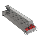 Borrelli 5 x 1 /2 Pan Bain Marie With Drain Tap