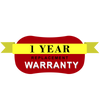 Borrelli Large 108L Convection Oven with 1-Year Replacement Warranty badge, emphasizing reliable kitchen equipment for chefs and culinary professionals